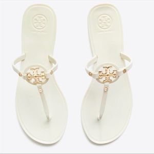 Tori Burch mini miller  jelly flip flops sandals